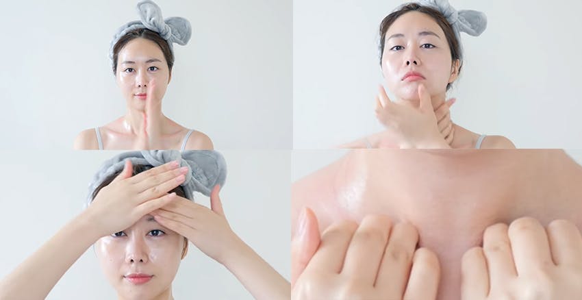 自己每天简单脸部刮痧手法视频截图教程,3分钟刮完让脸又小又亮