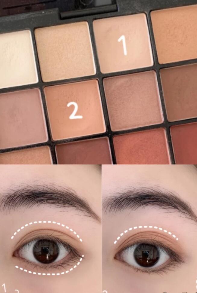 新手日系眼妆画法教程!化妆师教学画桥本环奈的无辜感眼妆,眼睛超放大会撒娇!